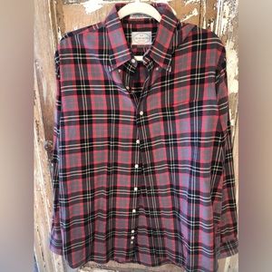 Jacob Miller Shirtmaker Plaid Button down Shirt Men’s XL